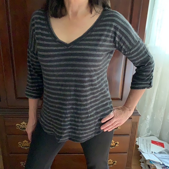 Banana Republic Sparkly Striped Top - Picture 5 of 10